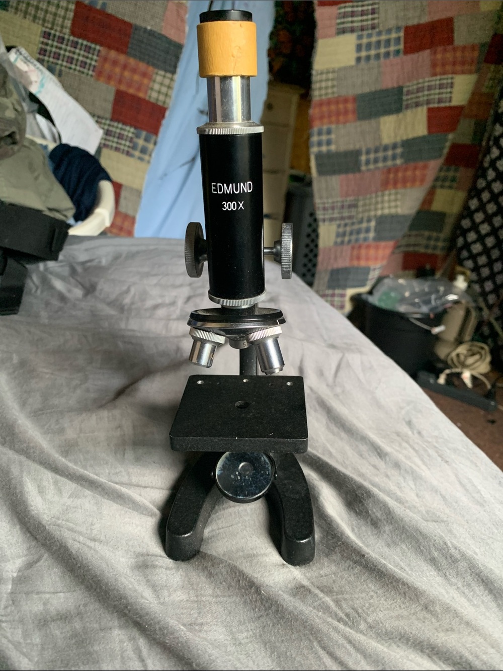 300x Black Student Microscope - Compact Optical Microscope
